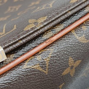 Secondhand Louis Vuitton Abbesses Messenger MM brown Monogram canvas M97038 shoulderbag | stylenewstar