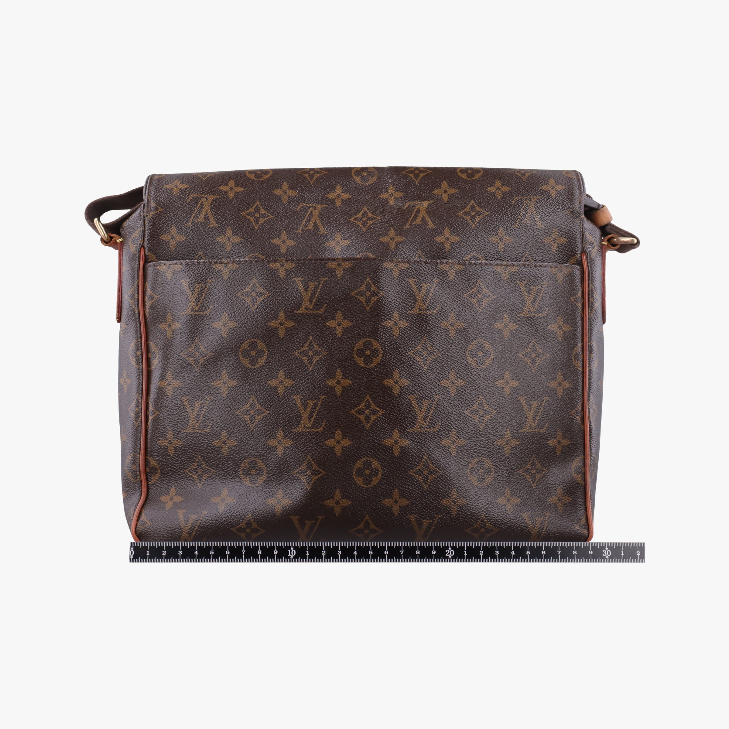 Secondhand Louis Vuitton Abbesses Messenger MM brown Monogram canvas M97038 shoulderbag | stylenewstar