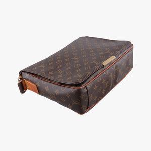 Secondhand Louis Vuitton Abbesses Messenger MM brown Monogram canvas M97038 shoulderbag | stylenewstar