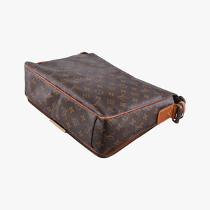 Secondhand Louis Vuitton Abbesses Messenger MM brown Monogram canvas M97038 shoulderbag | stylenewstar