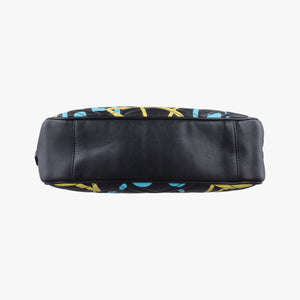 Pre-owned Gucci GG Marmont Black×multicolor Leather 443499 shoulderbag | stylenewstar