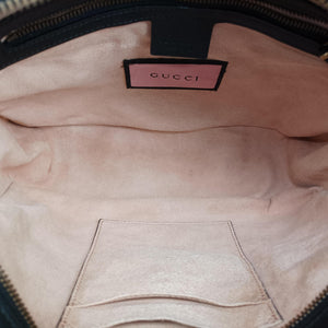 Pre-owned Gucci GG Marmont Black×multicolor Leather 443499 shoulderbag | stylenewstar