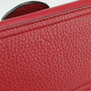 Pre-owned Gucci GG Marmont Red Leather 442622 handbag | stylenewstar