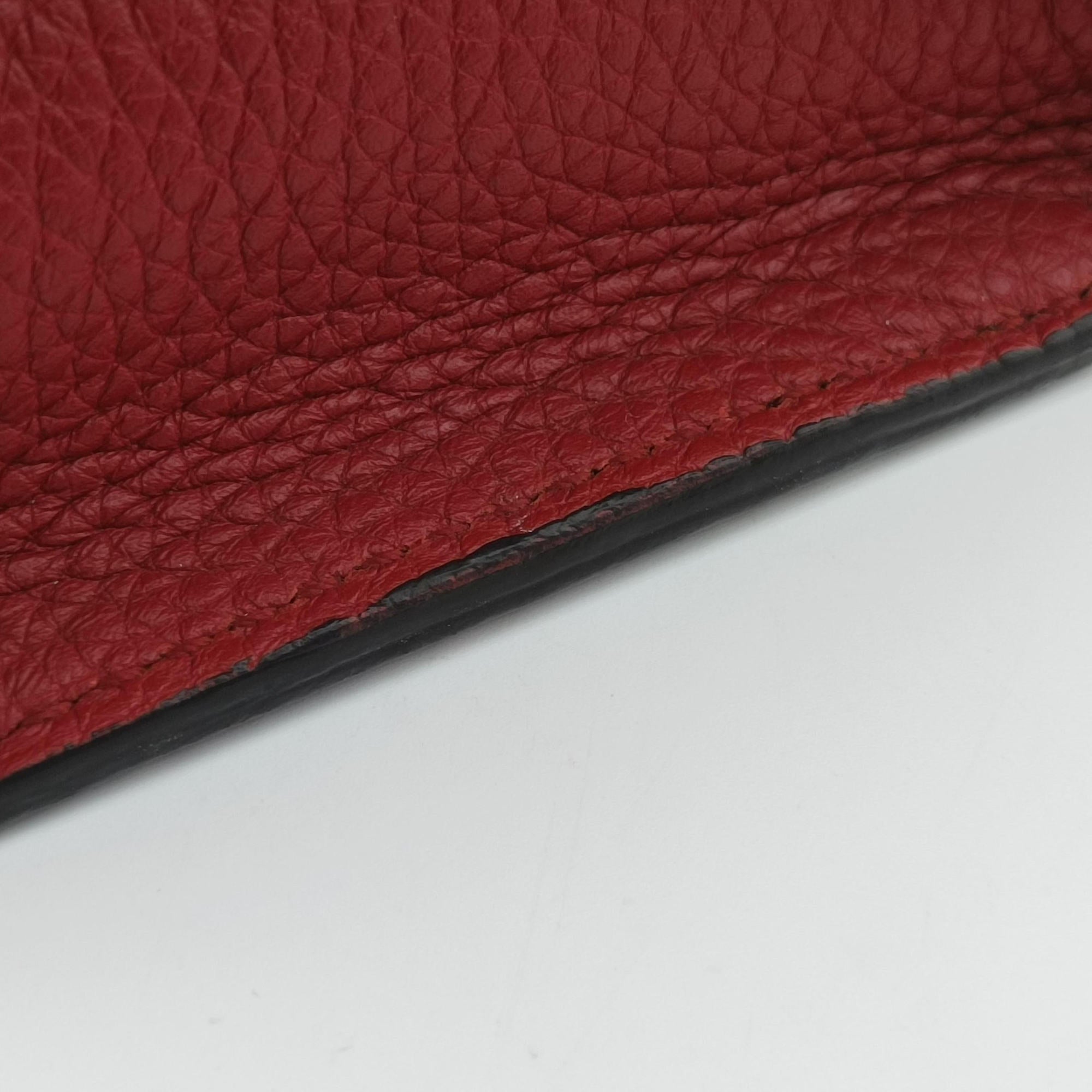 Pre-owned Gucci GG Marmont Red Leather 442622 handbag | stylenewstar