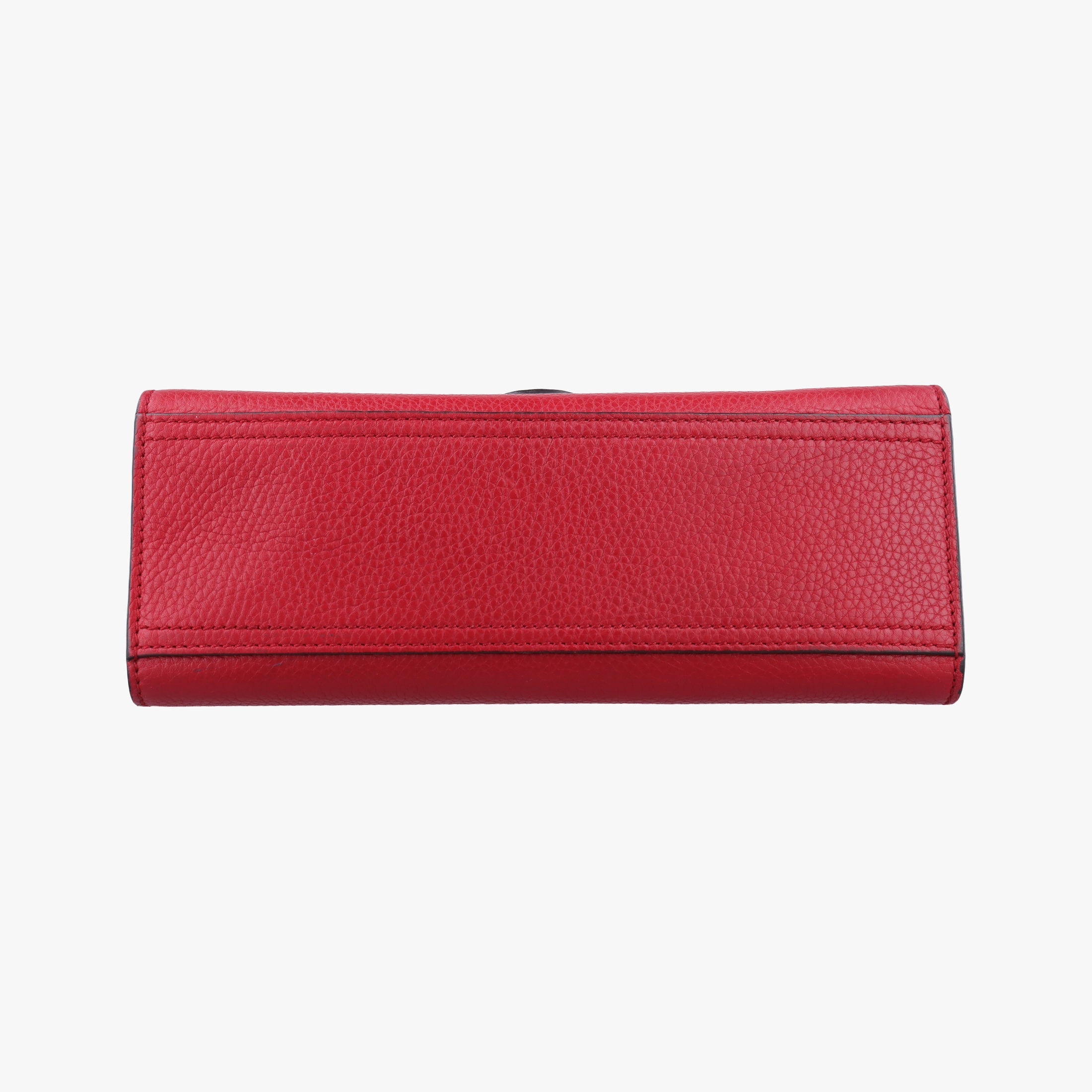 Pre-owned Gucci GG Marmont Red Leather 442622 handbag | stylenewstar