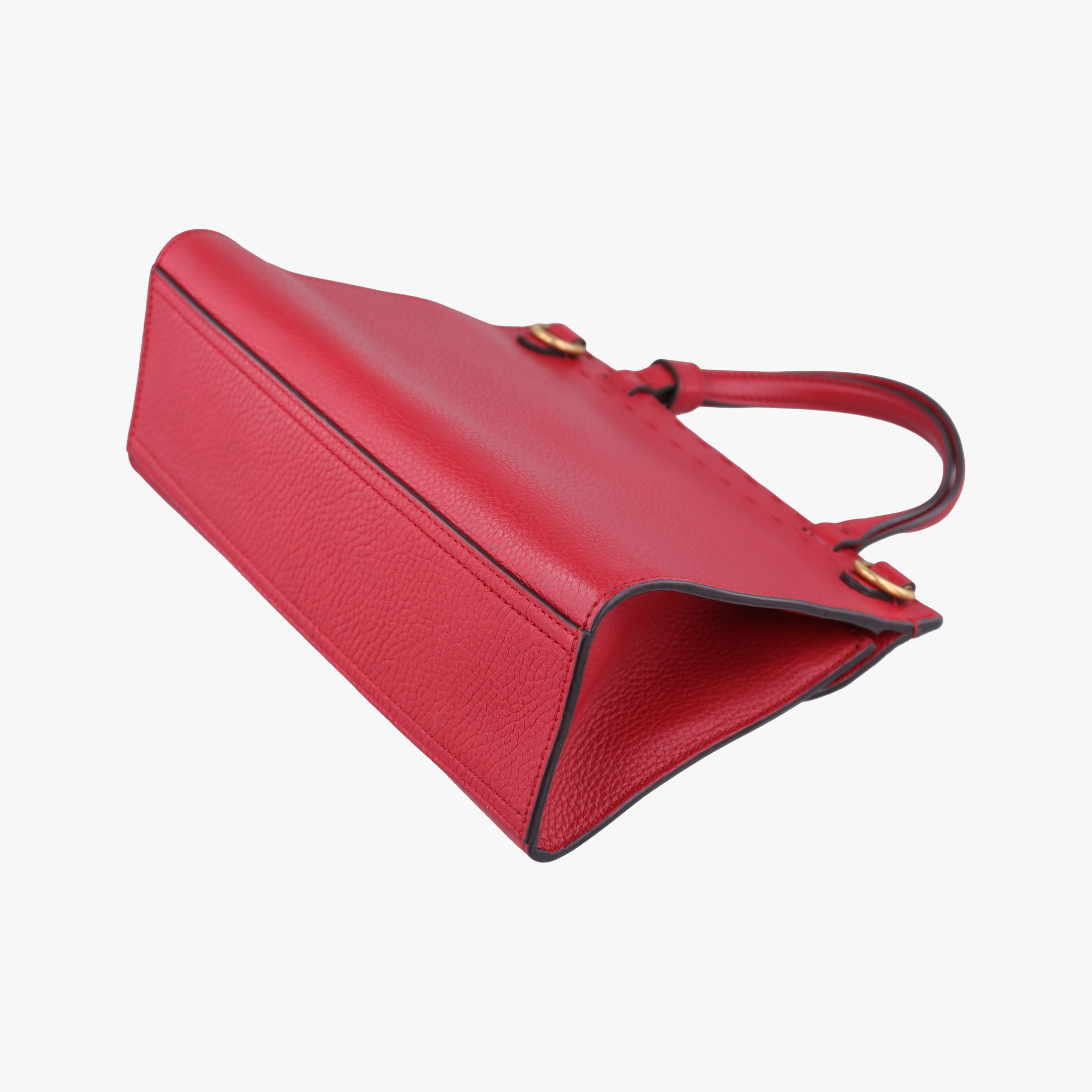 Pre-owned Gucci GG Marmont Red Leather 442622 handbag | stylenewstar