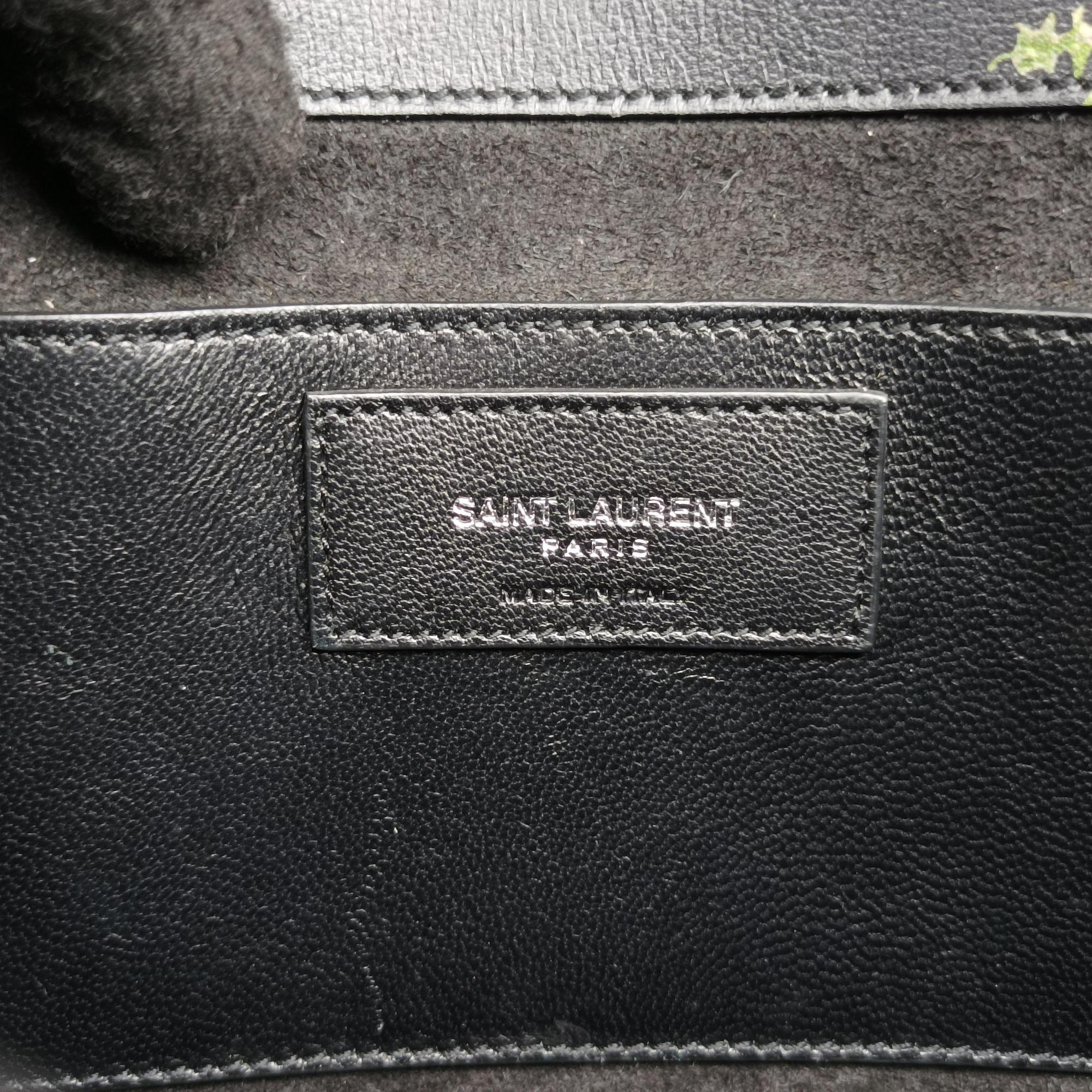 Pre-owned Yves Saint Laurent Betty Black×Multi Leather 401816 shoulderbag | stylenewstar