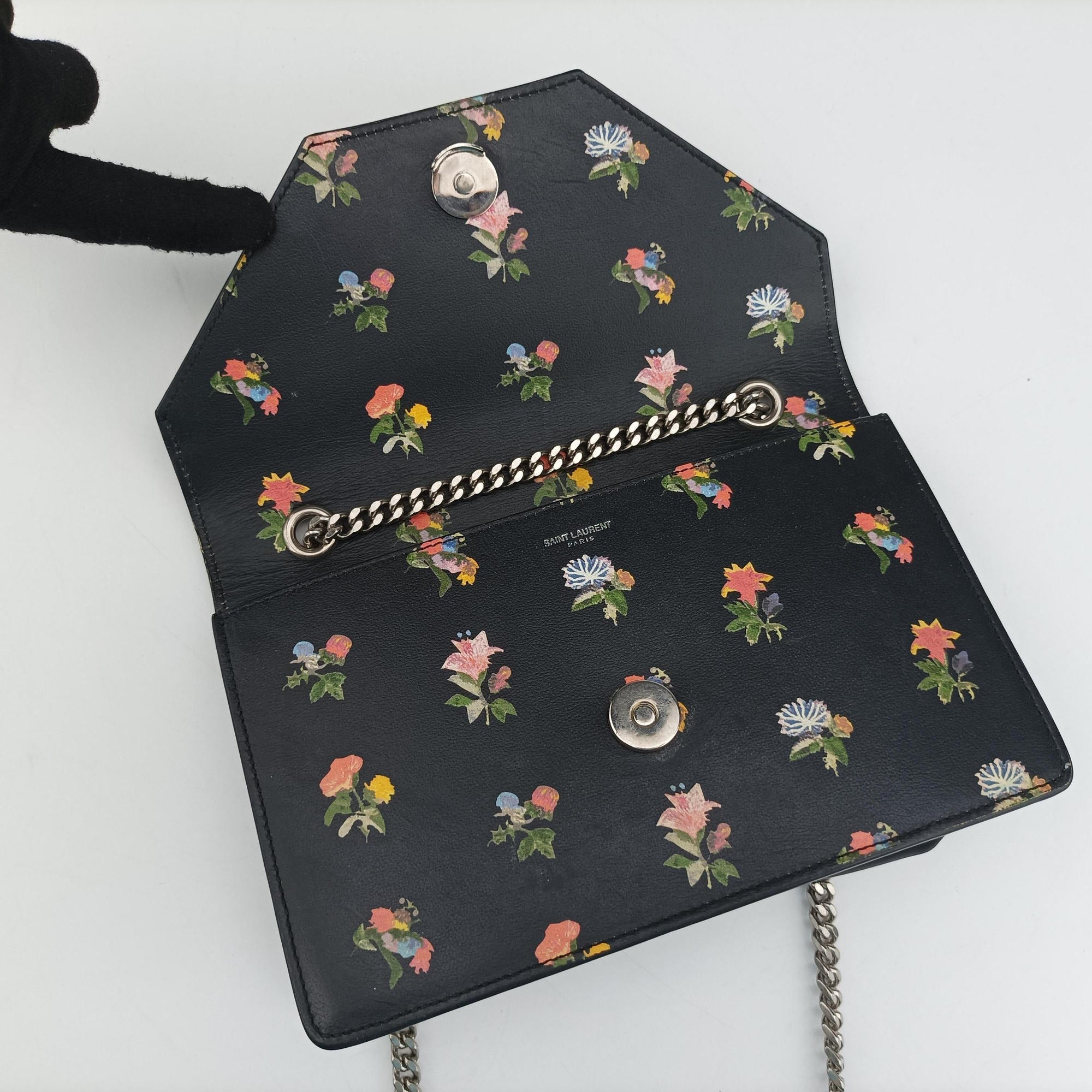Pre-owned Yves Saint Laurent Betty Black×Multi Leather 401816 shoulderbag | stylenewstar