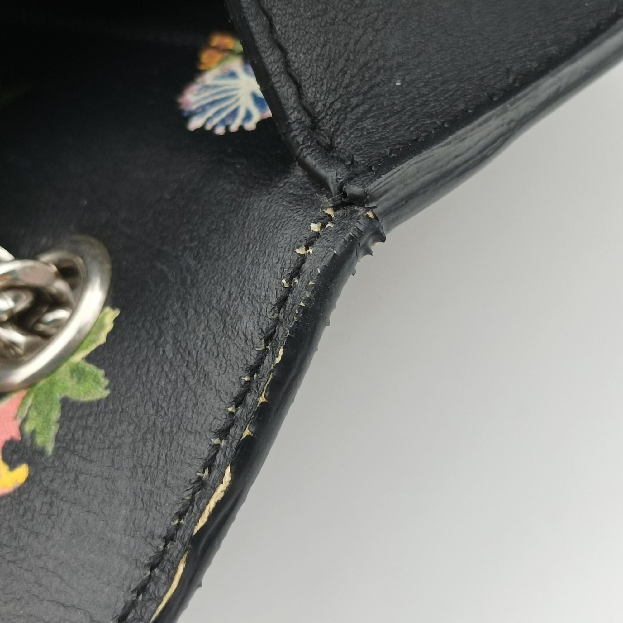 Pre-owned Yves Saint Laurent Betty Black×Multi Leather 401816 shoulderbag | stylenewstar
