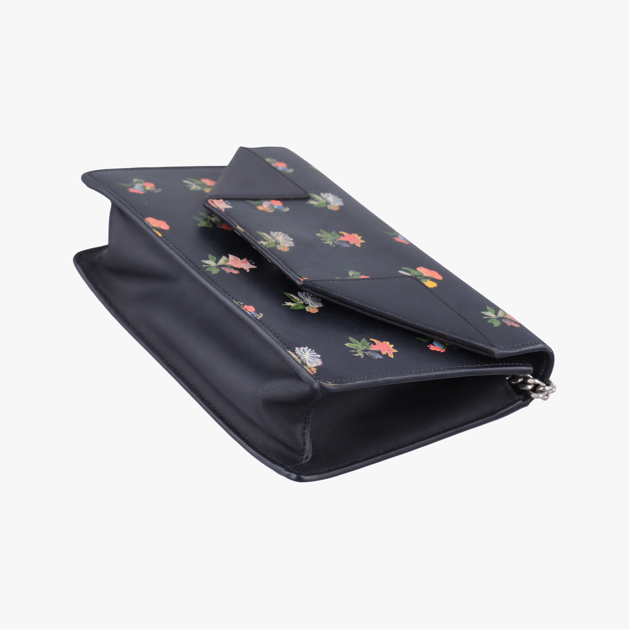 Pre-owned Yves Saint Laurent Betty Black×Multi Leather 401816 shoulderbag | stylenewstar