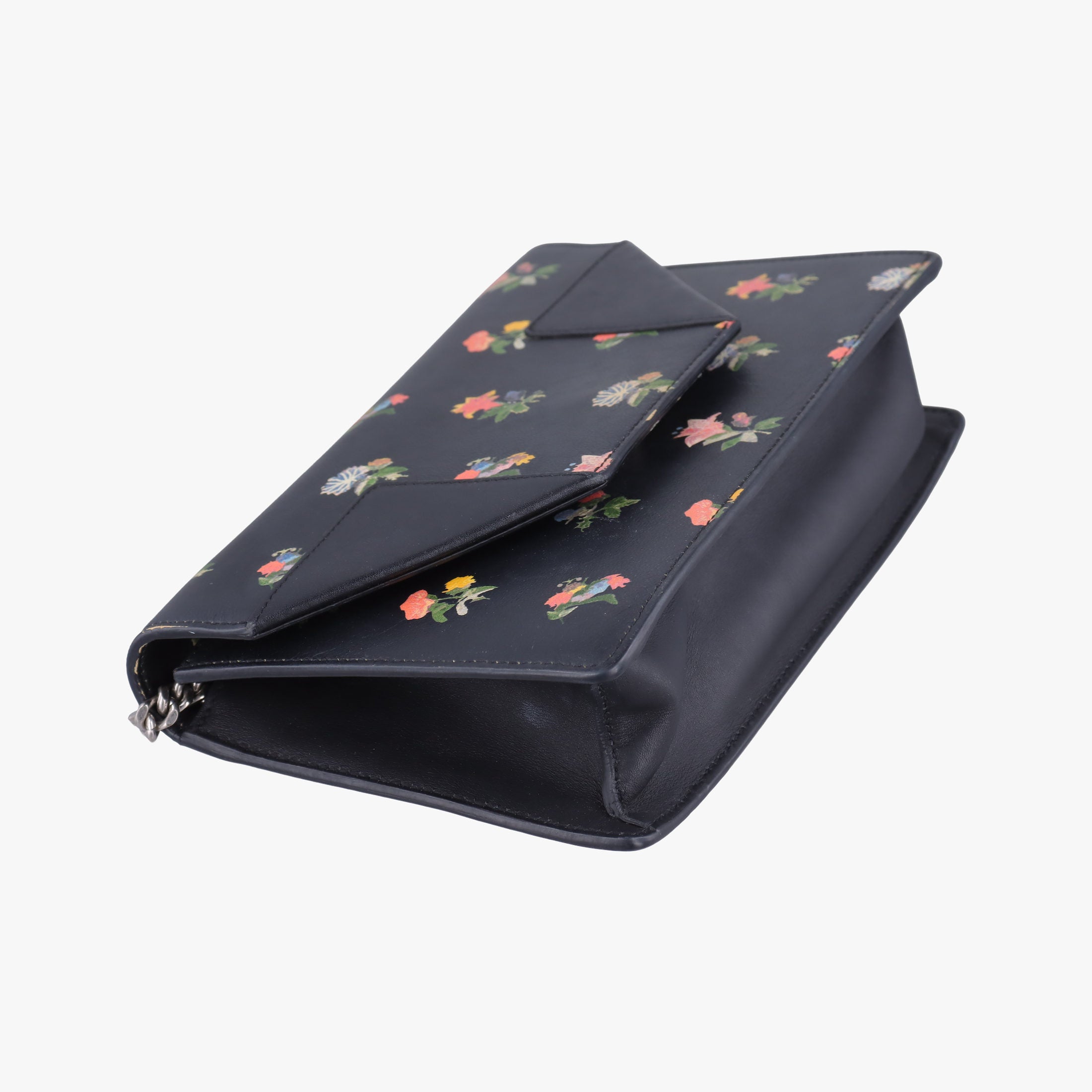 Pre-owned Yves Saint Laurent Betty Black×Multi Leather 401816 shoulderbag | stylenewstar