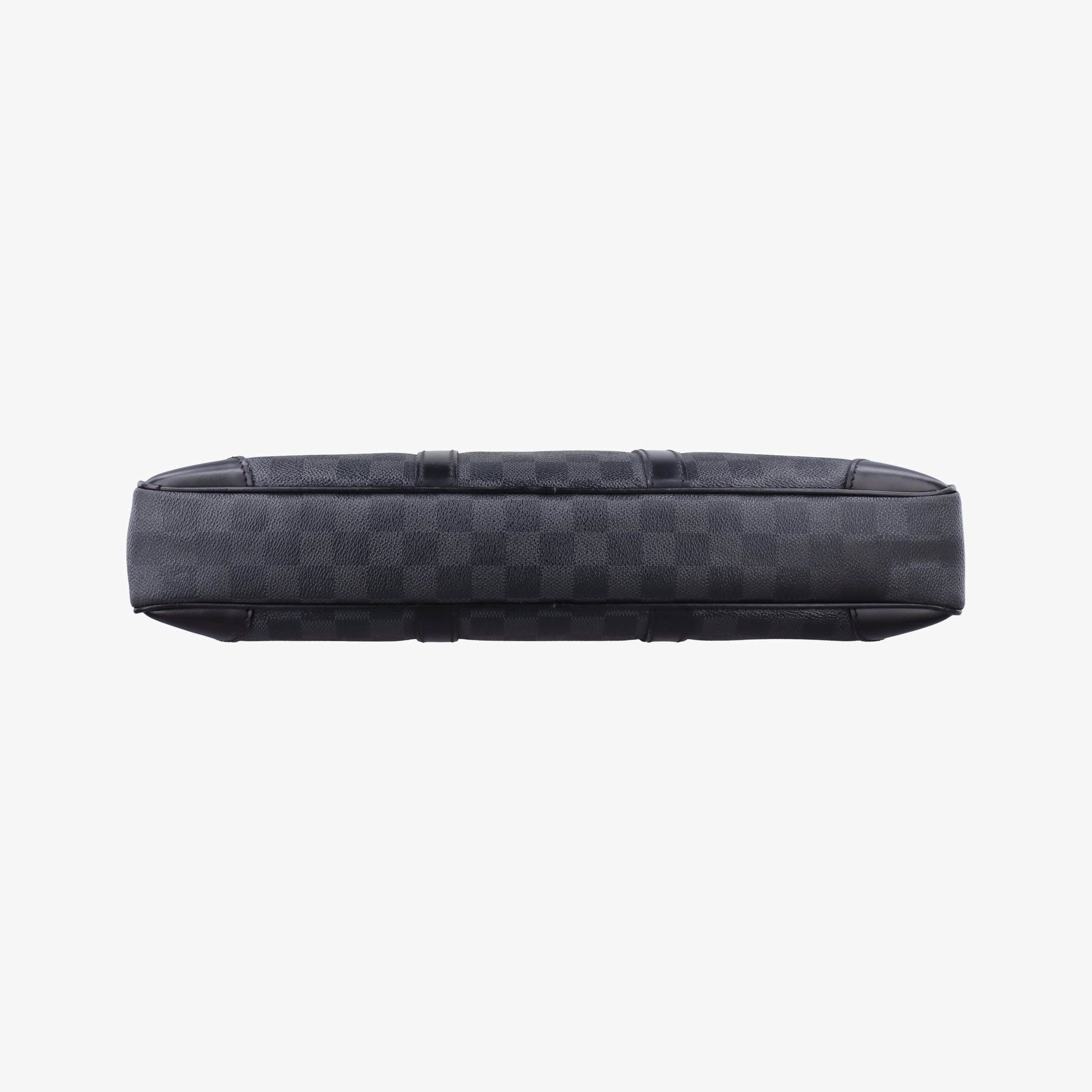 Pre-owned Louis Vuitton Porte Documents Voyage Noir Damier Graphite N41125 handbag | stylenewstar