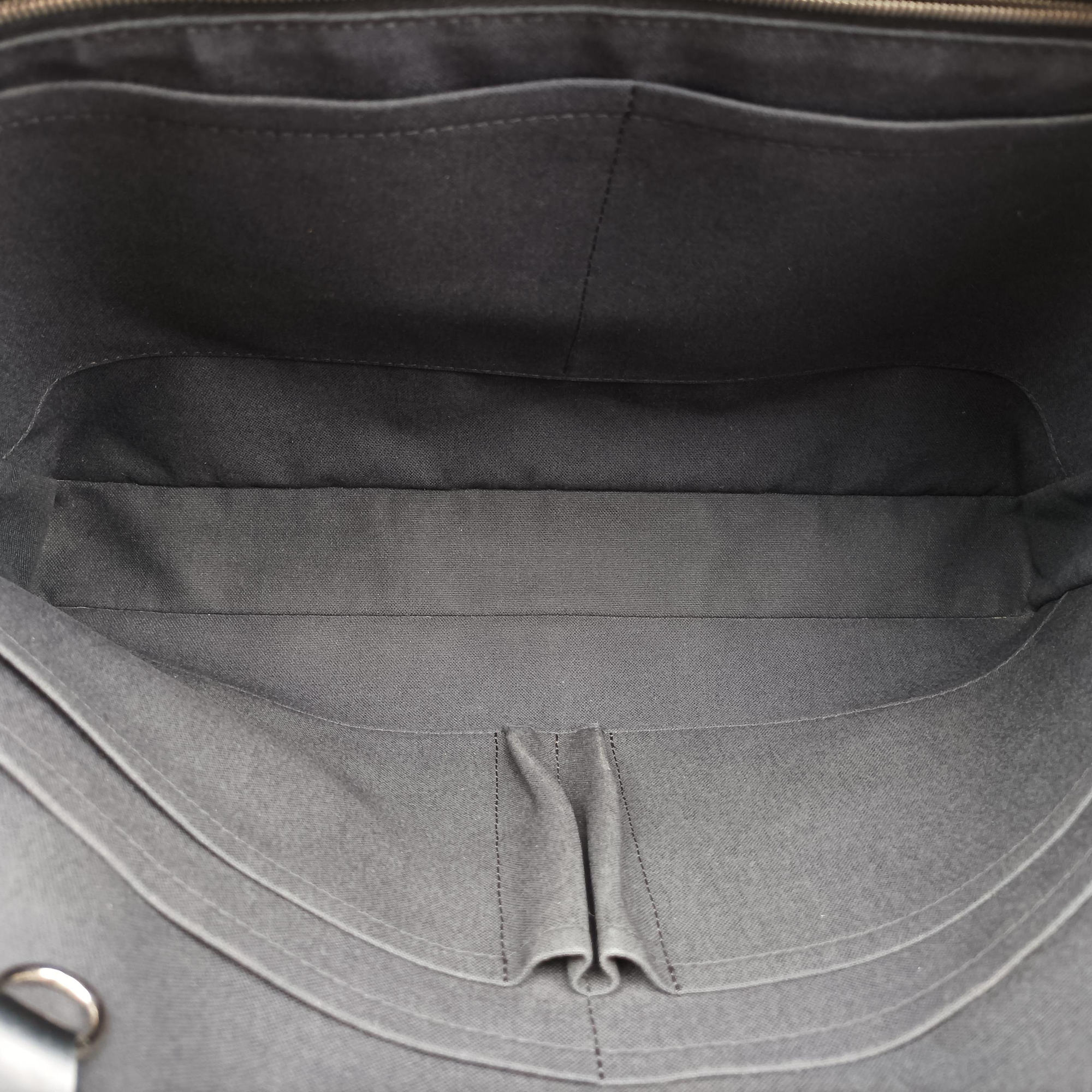 Pre-owned Louis Vuitton Porte Documents Voyage Noir Damier Graphite N41125 handbag | stylenewstar