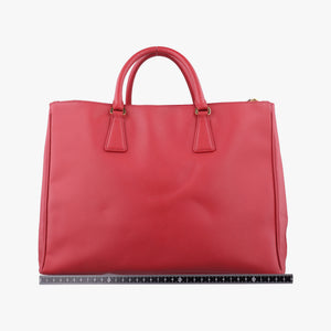 Pre-owned Prada Galleria Red SAFFIANO Leather BN1786 handbag | stylenewstar
