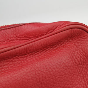 Pre-owned Gucci Soho Red Leather 308364 shoulderbag | stylenewstar
