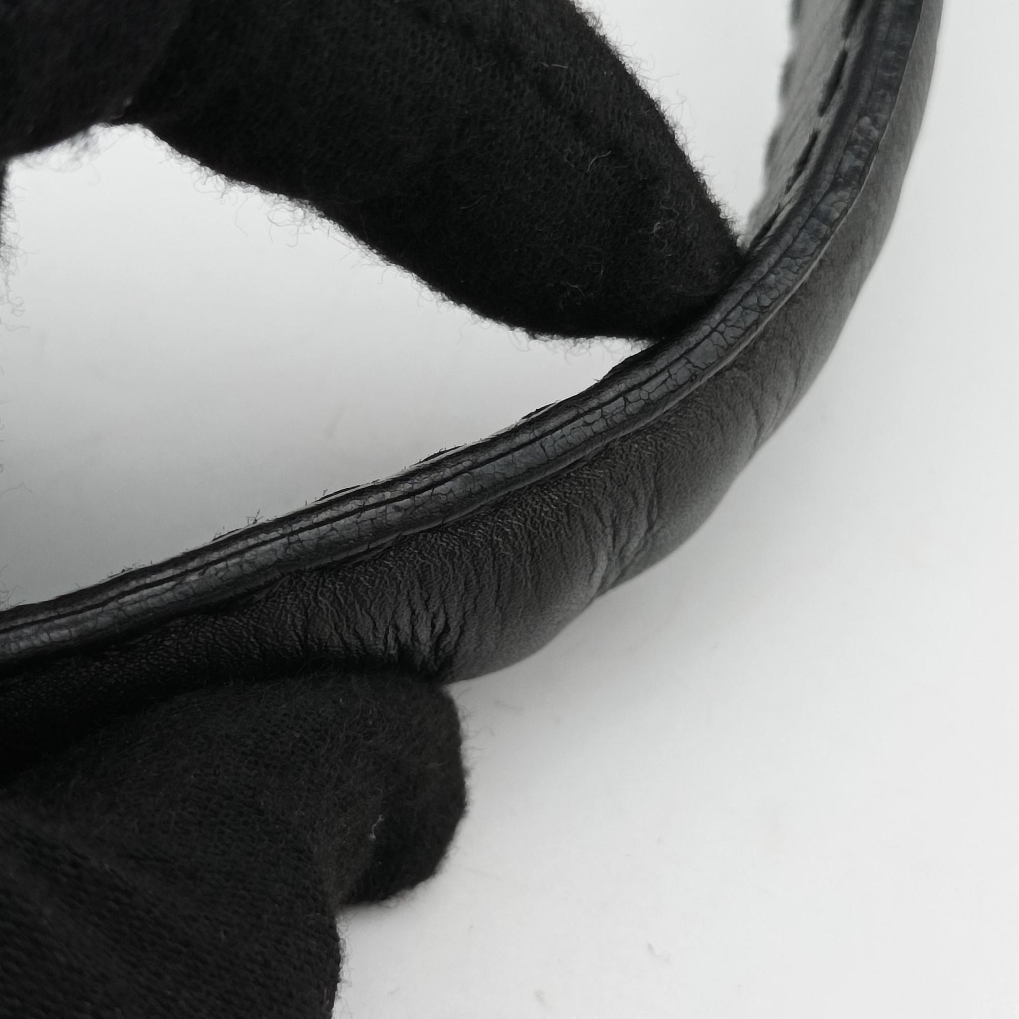 Pre-owned Gucci Queen Black canvas× leather 189885 handbag | stylenewstar