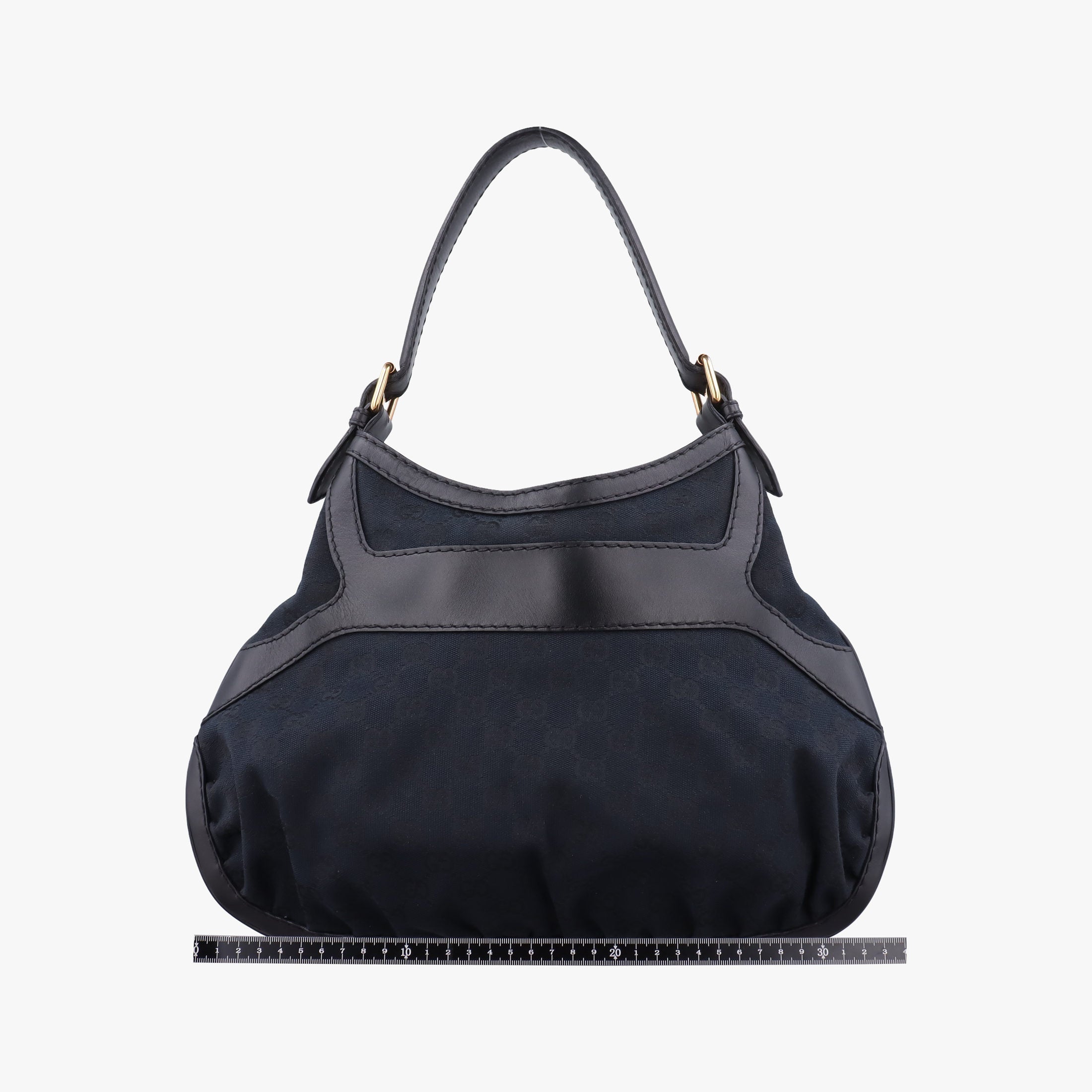 Pre-owned Gucci Queen Black canvas× leather 189885 handbag | stylenewstar