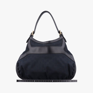 Pre-owned Gucci Queen Black canvas× leather 189885 handbag | stylenewstar