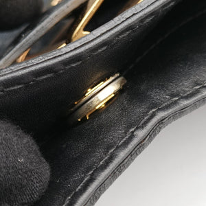 Pre-owned Gucci Queen Black canvas× leather 189885 handbag | stylenewstar