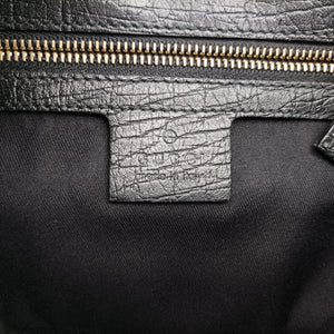 Secondhand Gucci Horsebit Black canvas×Leather 131094 handbag | stylenewstar