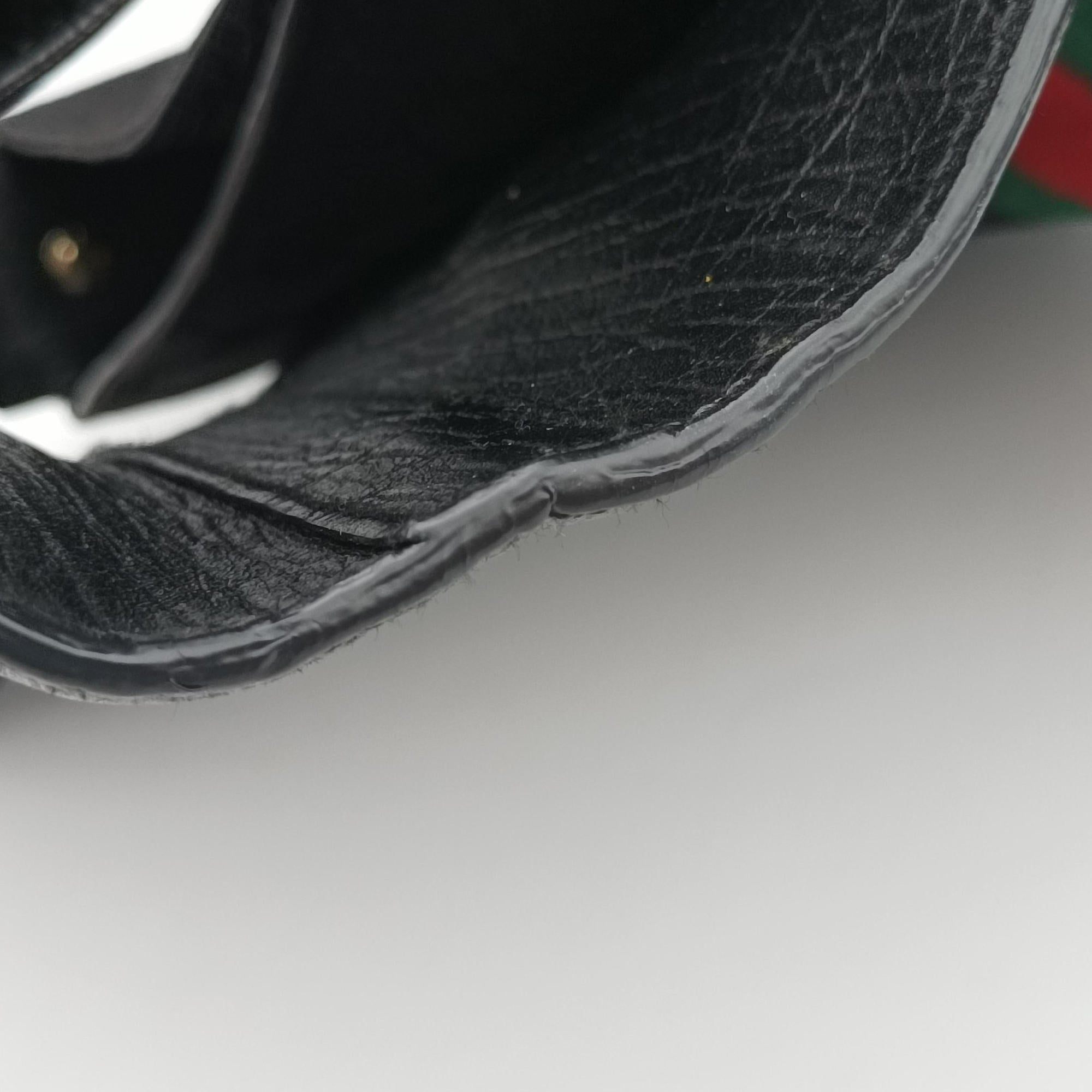 Secondhand Gucci Horsebit Black canvas×Leather 131094 handbag | stylenewstar