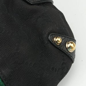 Secondhand Gucci Horsebit Black canvas×Leather 131094 handbag | stylenewstar