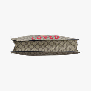 Pre-owned Gucci GG Supreme Bee Beige×multi PVC coated canvas 450950 shoulderbag | stylenewstar