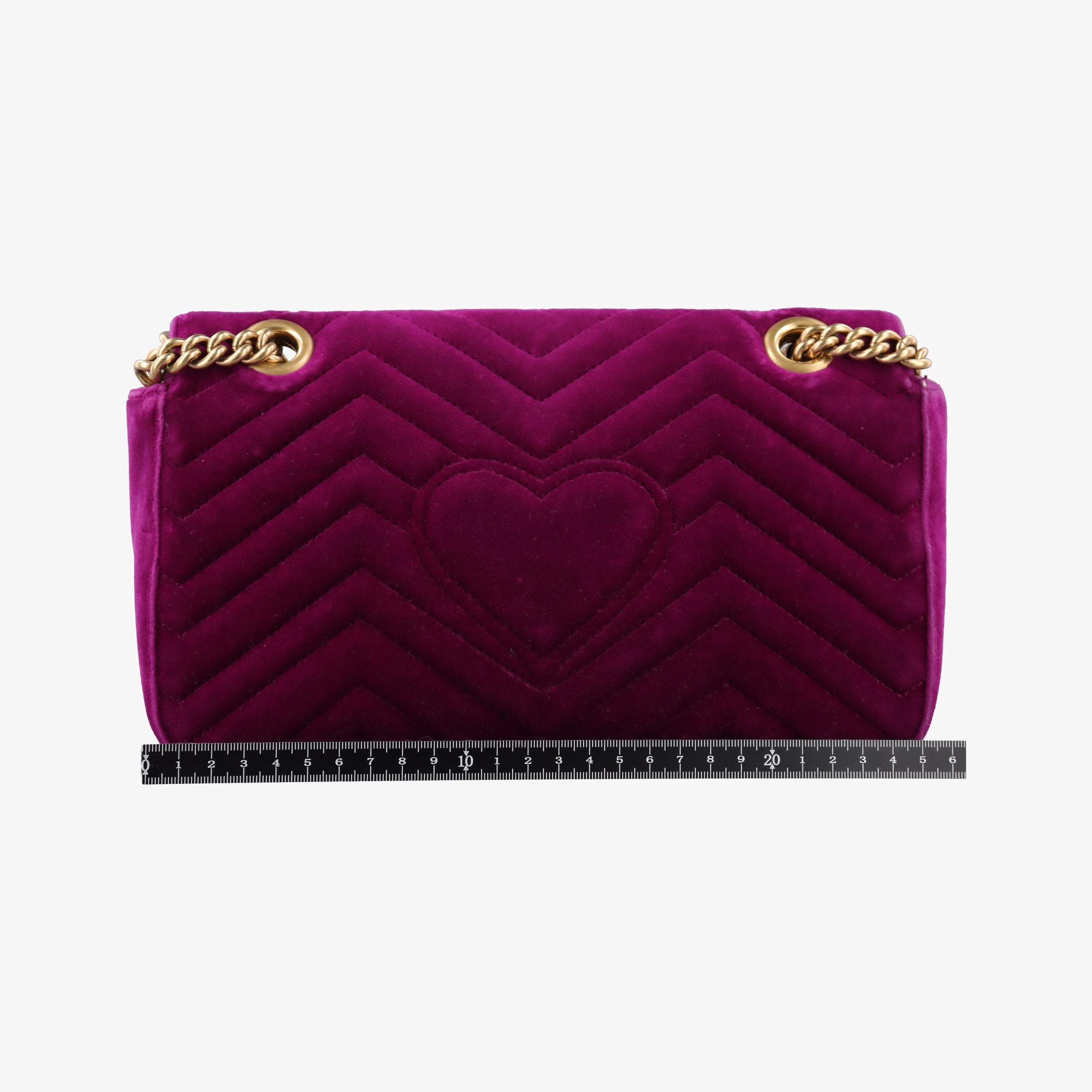 Vintage Gucci GG Marmont Purple velour 448497 shoulderbag | stylenewstar