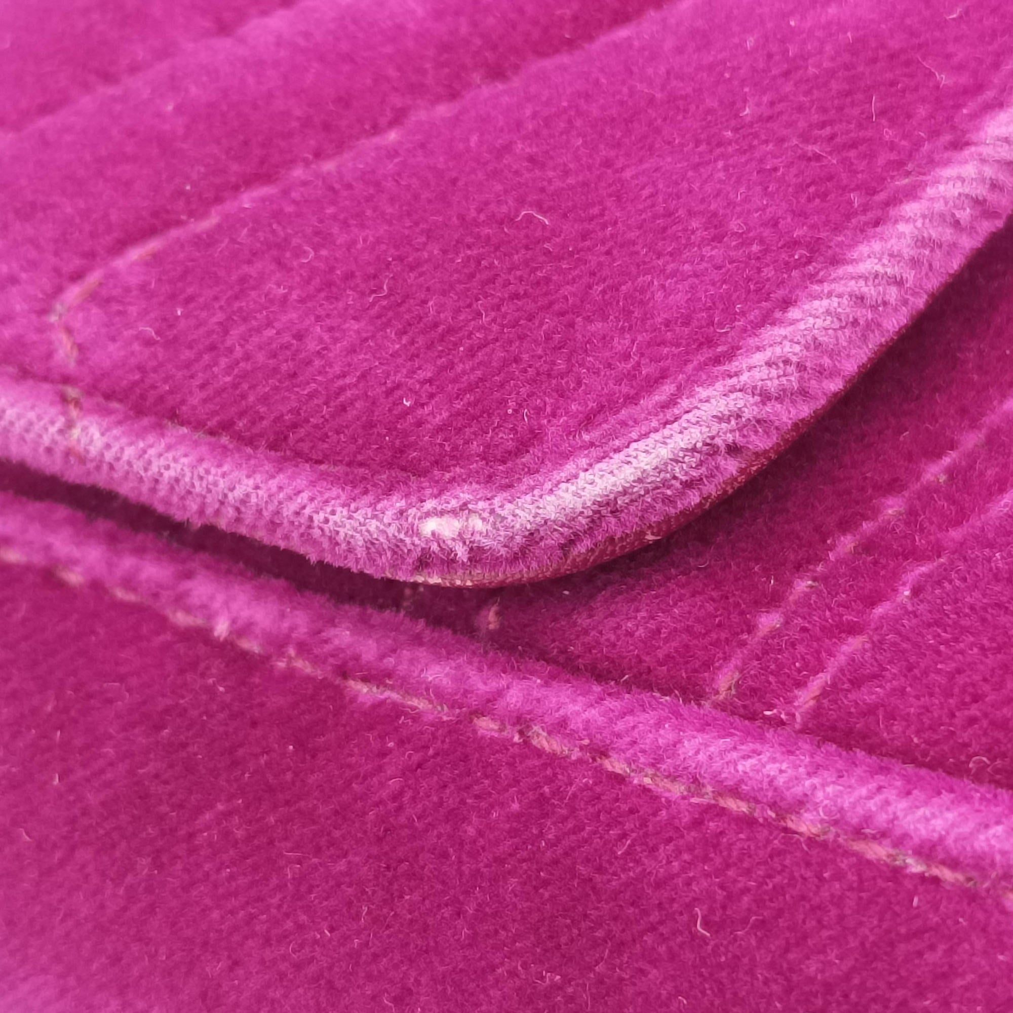 Vintage Gucci GG Marmont Purple velour 448497 shoulderbag | stylenewstar
