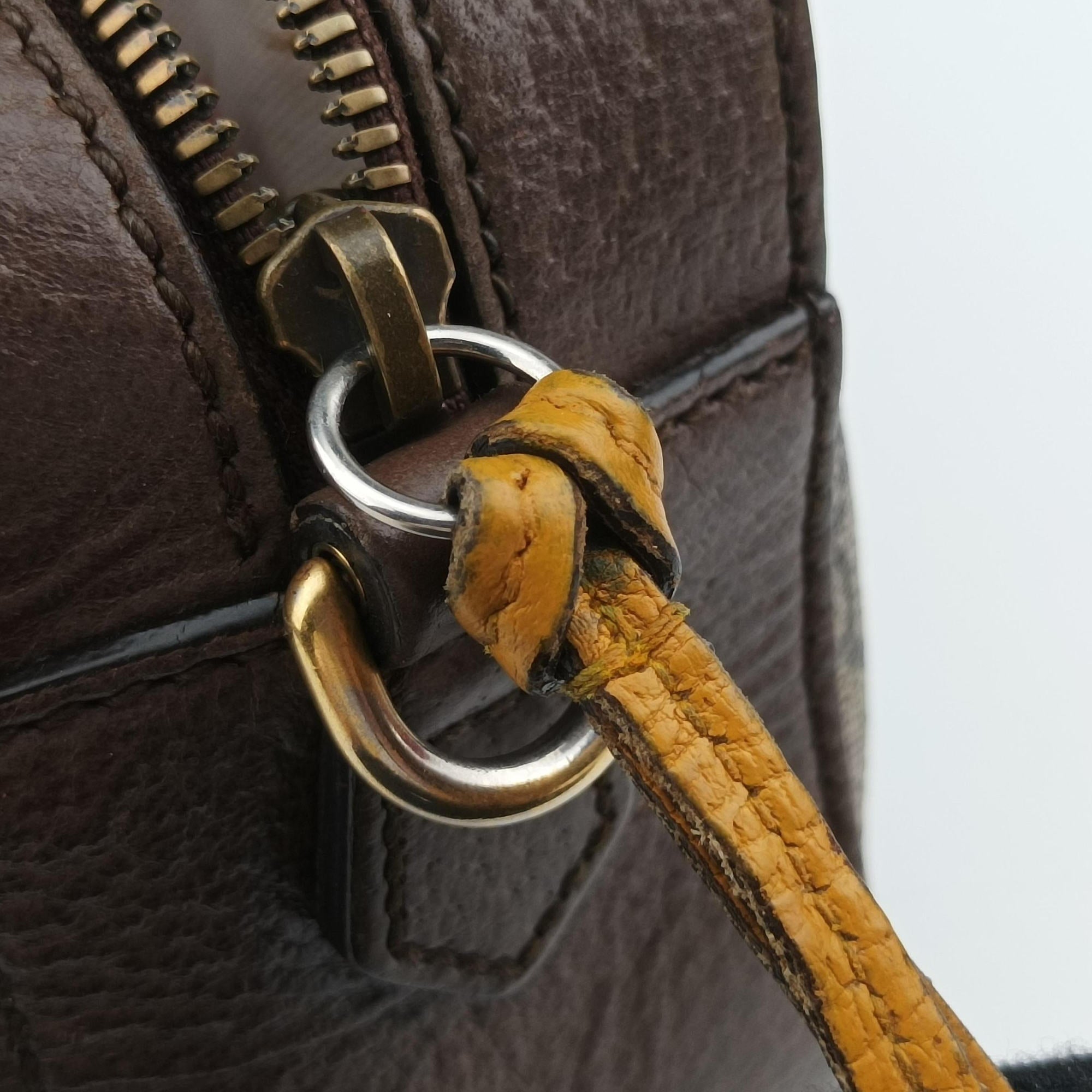 Pre-owned Gucci Neo Messenger beige×brown PVC coated canvas ×Leather 476466 shoulderbag | stylenewstar