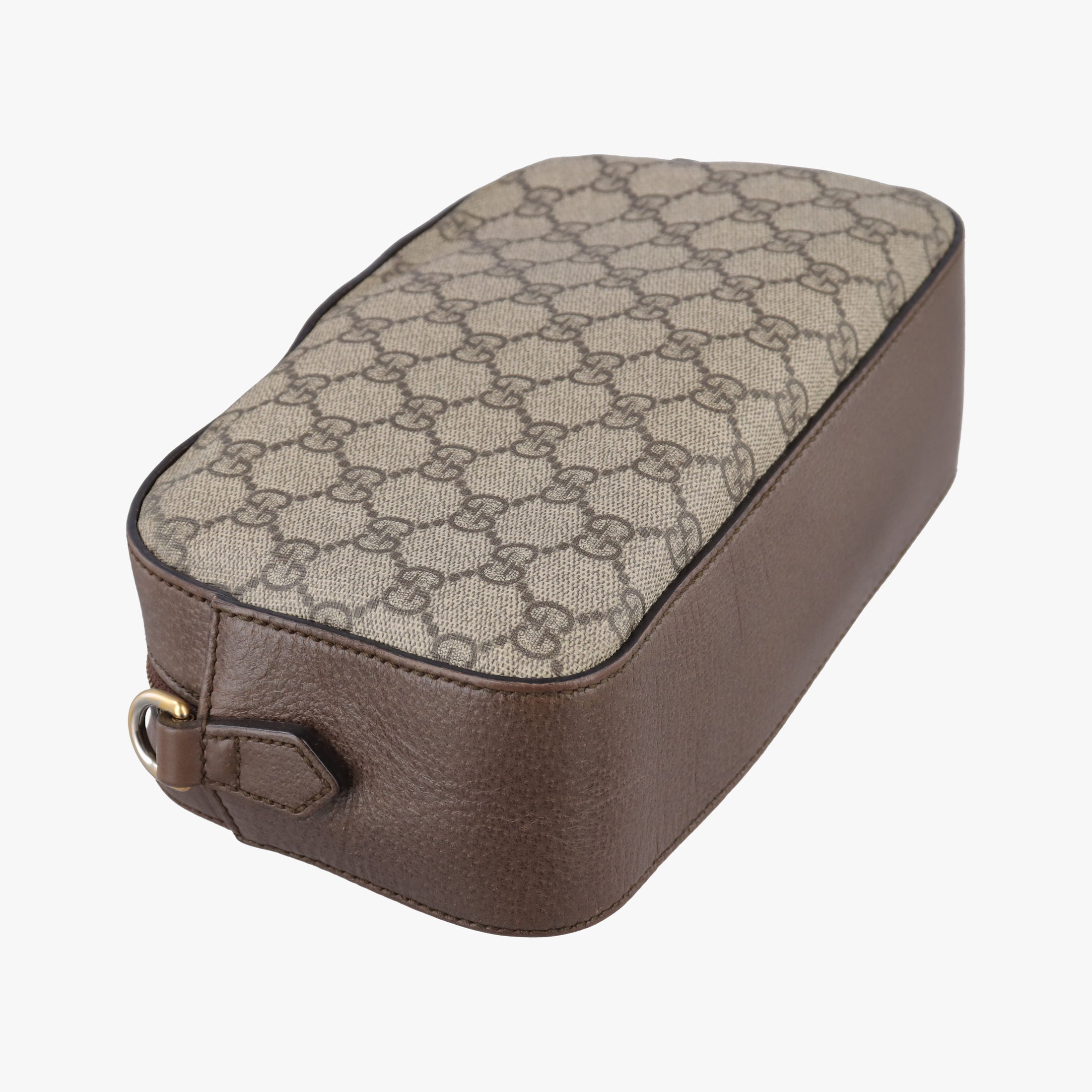 Pre-owned Gucci Neo Messenger beige×brown PVC coated canvas ×Leather 476466 shoulderbag | stylenewstar