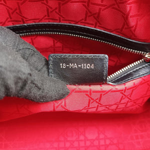 Pre-owned Christian Dior Lady Dior Black lambskin  shoulderbag | stylenewstar