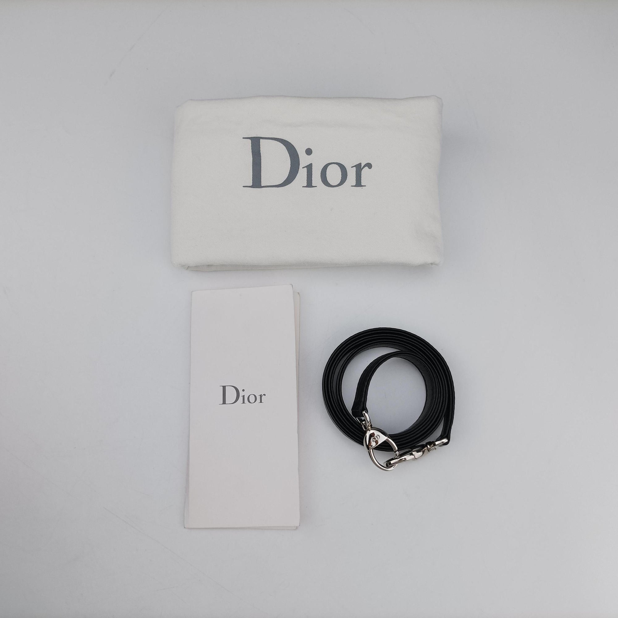 Pre-owned Christian Dior Lady Dior Black lambskin  shoulderbag | stylenewstar
