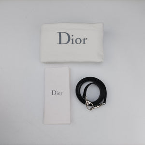 Pre-owned Christian Dior Lady Dior Black lambskin  shoulderbag | stylenewstar