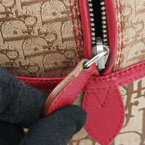 Pre-owned Christian Dior Rasta Trotter beige×Multicolour canvas×Leather  handbag | stylenewstar