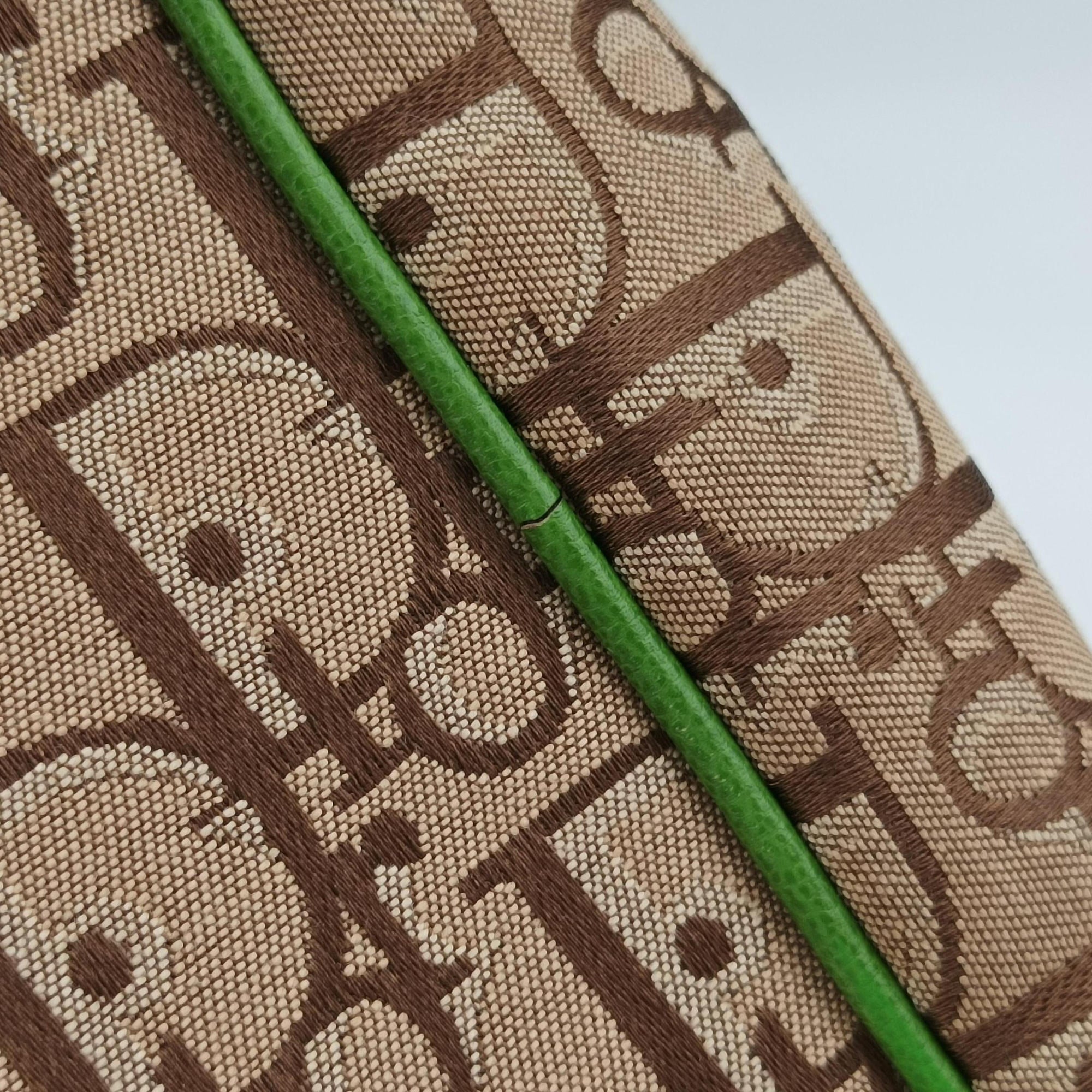 Pre-owned Christian Dior Rasta Trotter beige×Multicolour canvas×Leather  handbag | stylenewstar