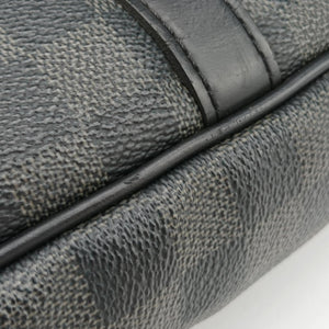 Pre-owned Louis Vuitton Porte Documents Voyage PM Noir Damier Graphite N41478 handbag | stylenewstar