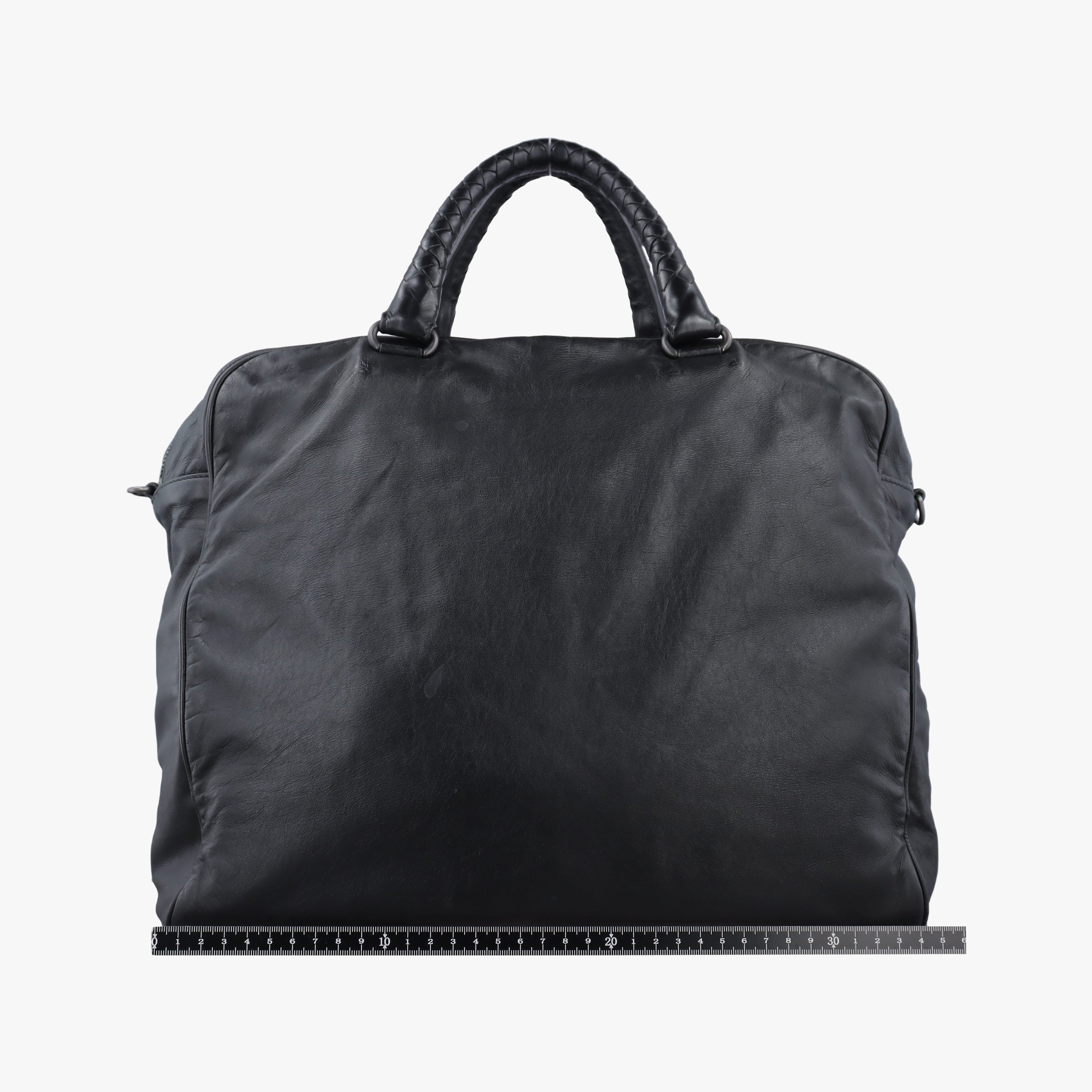 Pre-owned Bottega Veneta Intrecciato Black lambskin  shoulderbag | stylenewstar