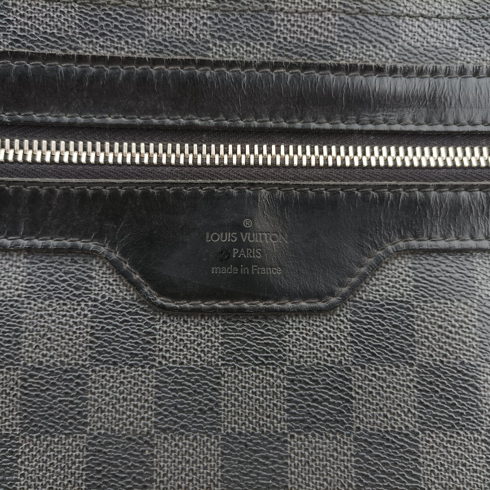 Secondhand Louis Vuitton DANIEL GM Noir Damier Graphite N58033 shoulderbag | stylenewstar