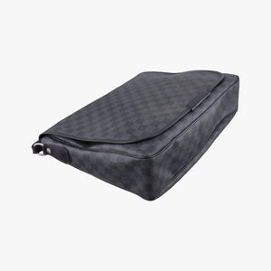 Secondhand Louis Vuitton DANIEL GM Noir Damier Graphite N58033 shoulderbag | stylenewstar