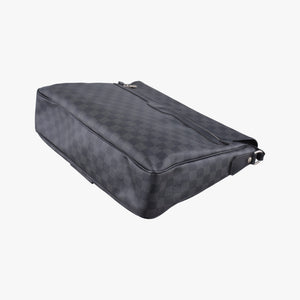 Secondhand Louis Vuitton DANIEL GM Noir Damier Graphite N58033 shoulderbag | stylenewstar