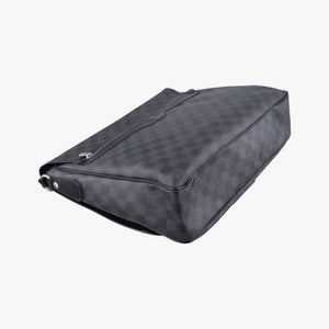Secondhand Louis Vuitton DANIEL GM Noir Damier Graphite N58033 shoulderbag | stylenewstar