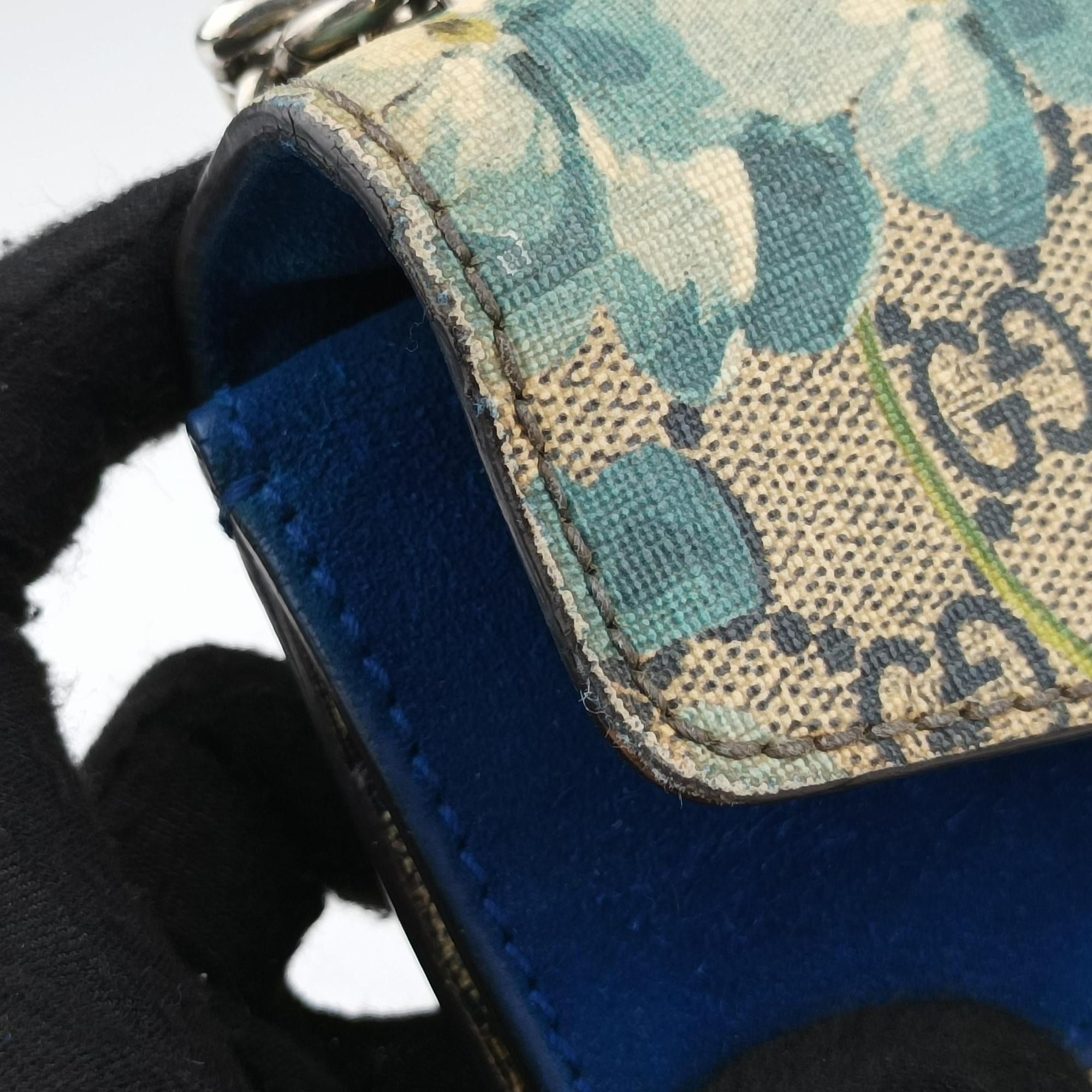 Vintage Gucci Dionysus Beige×blue×multi PVC coated canvas × suede 421970 shoulderbag | stylenewstar