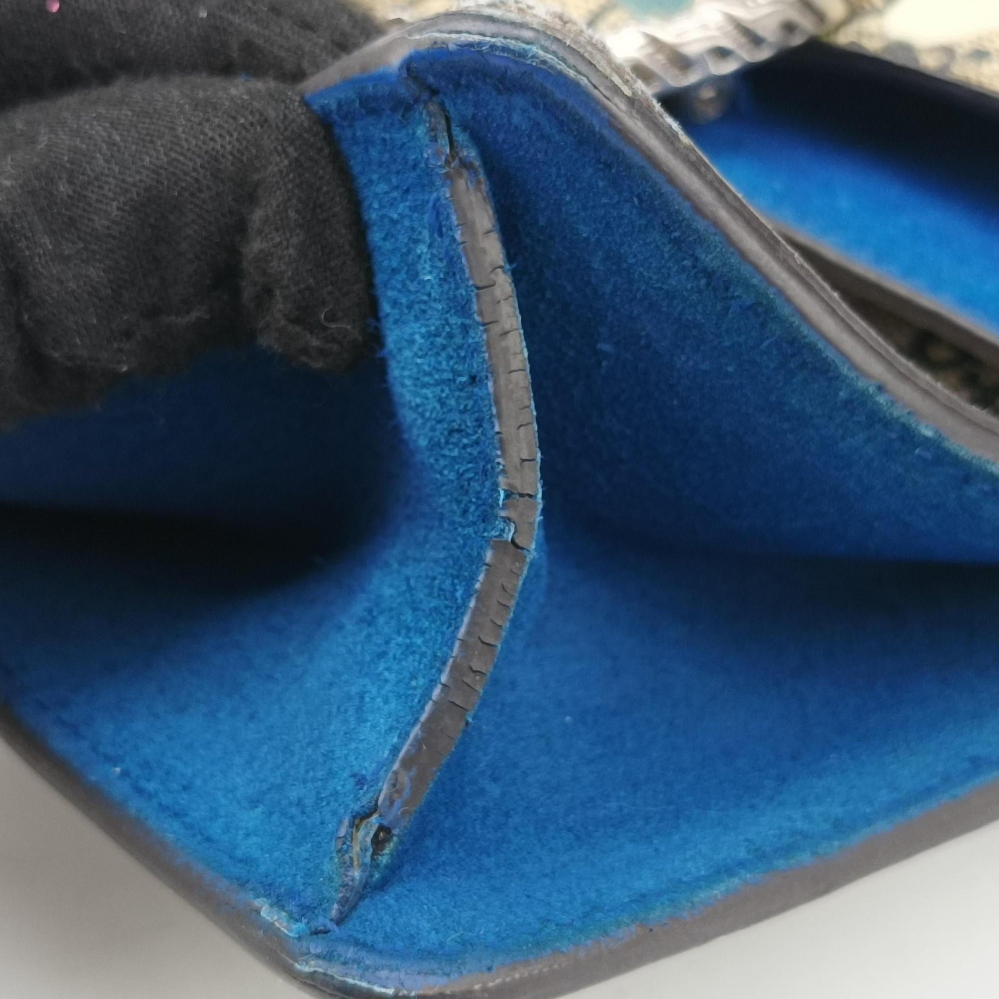 Vintage Gucci Dionysus Beige×blue×multi PVC coated canvas × suede 421970 shoulderbag | stylenewstar