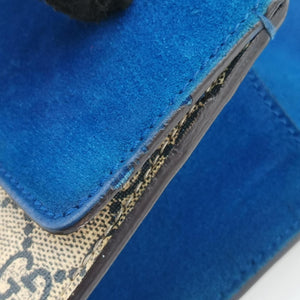 Vintage Gucci Dionysus Beige×blue×multi PVC coated canvas × suede 421970 shoulderbag | stylenewstar