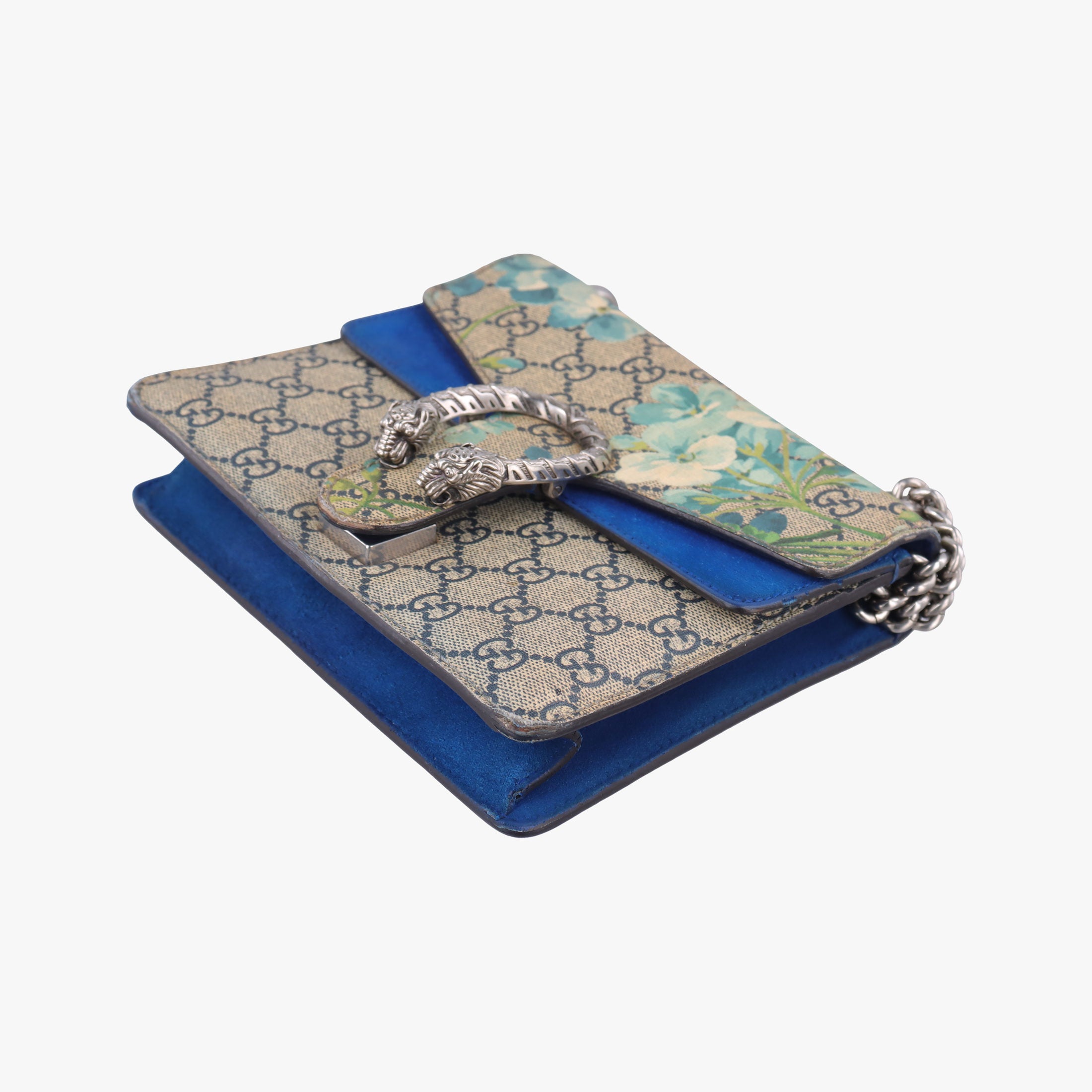 Vintage Gucci Dionysus Beige×blue×multi PVC coated canvas × suede 421970 shoulderbag | stylenewstar