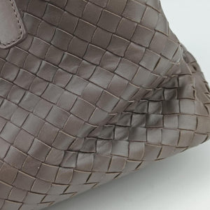 Secondhand Bottega Veneta Roma Intrecciato Brown lambskin  handbag | stylenewstar