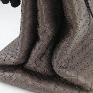 Secondhand Bottega Veneta Roma Intrecciato Brown lambskin  handbag | stylenewstar