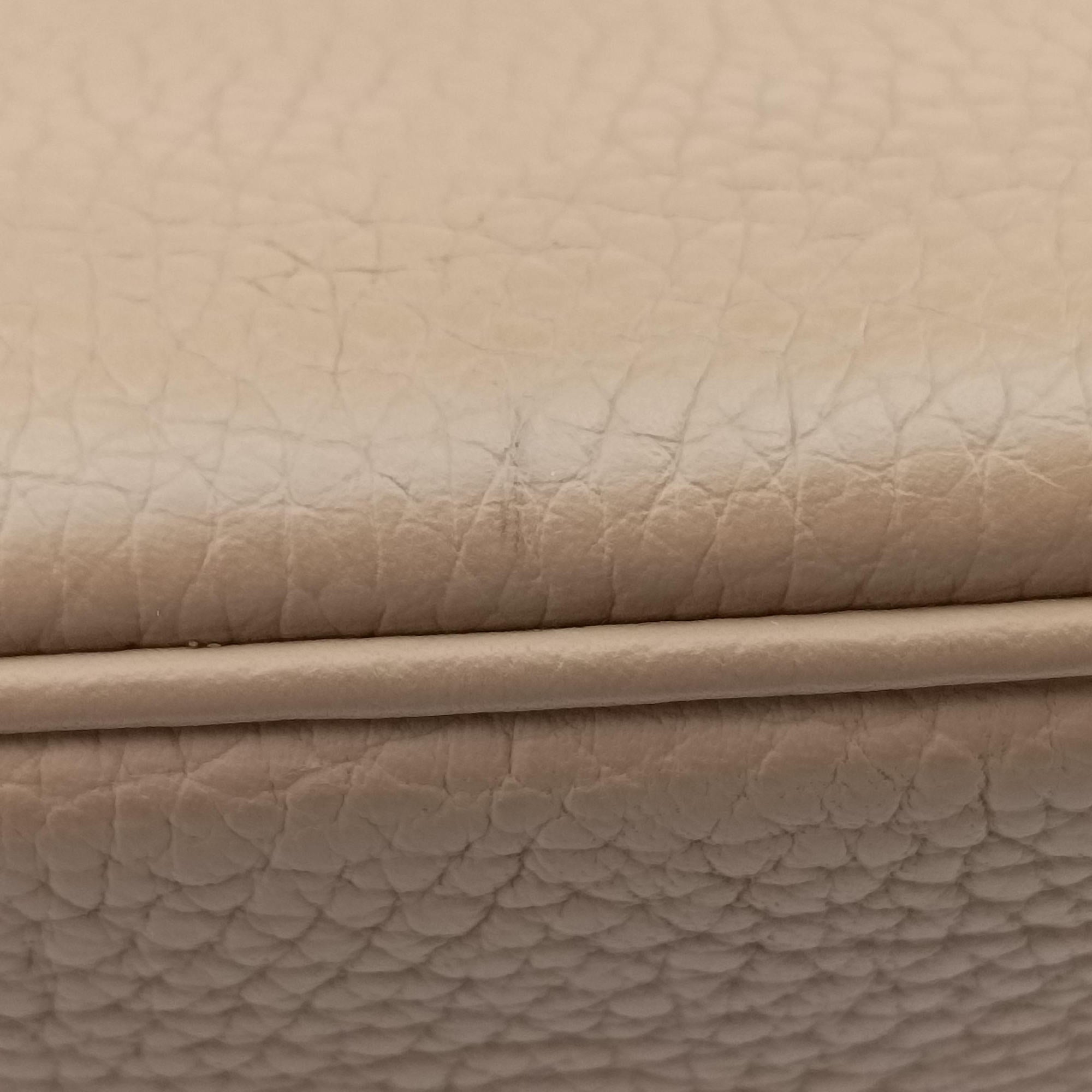 Pre-owned Christian Dior Diorissimo Beige Leather  shoulderbag | stylenewstar