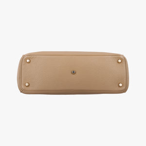 Pre-owned Christian Dior Diorissimo Beige Leather  shoulderbag | stylenewstar